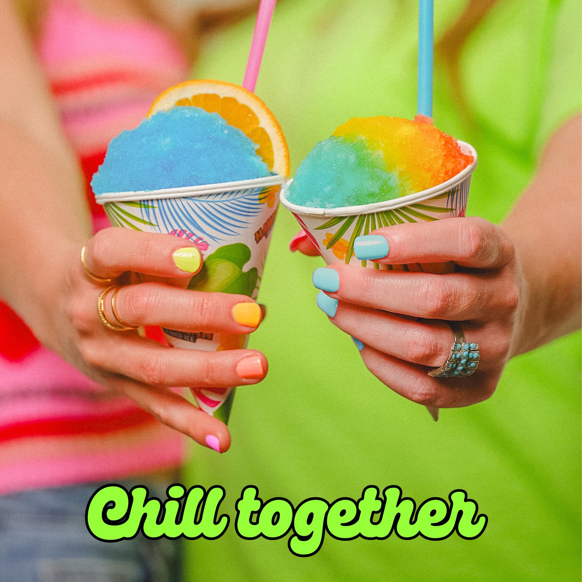 Hawaiian Shaved Ice Party Kit with 20 Syrup Flavors in 16oz. Bottles, 200 Snow Cone Cups, 200 Spoon Straws, and 20 Pouring Spouts. Great for Birthday Parties. Allergy-friendly - Image 6