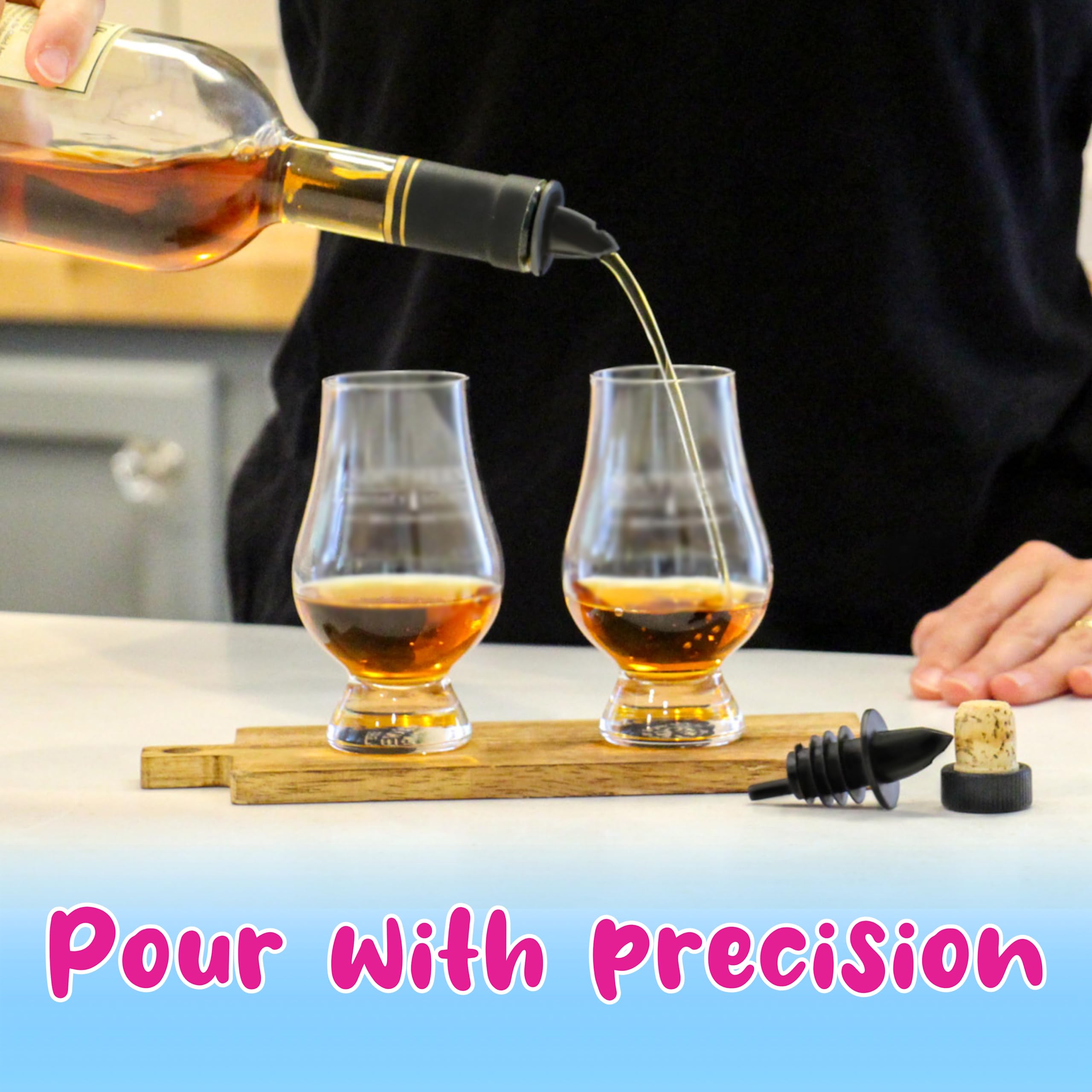 Hawaiian Shaved Ice Syrup Precise Control Bottle Pourers, Professional Pour Spouts for Snow Cone & Drink Flavors (10-Pack) - Image 5